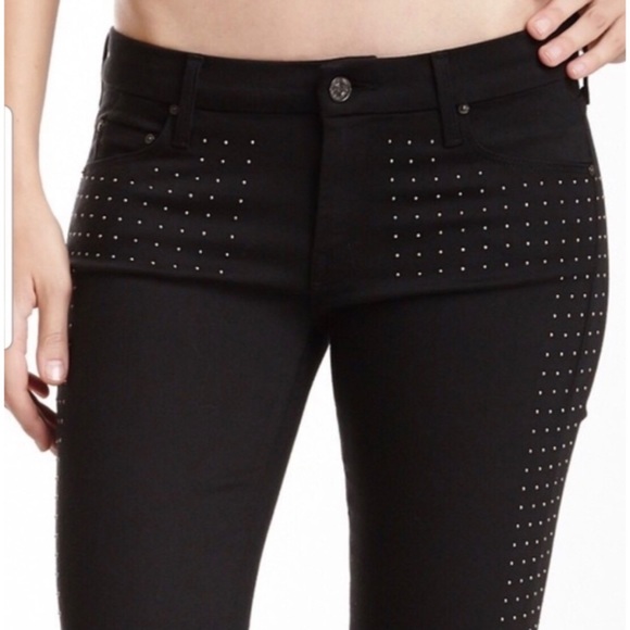 MOTHER The Ankle Zip Looker “Big Black Stud” Jeans - Size 27 - Picture 3 of 14